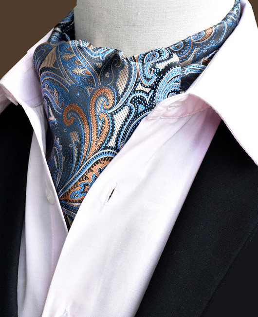 Classic Cashew Jacquard British Neckline Scarf